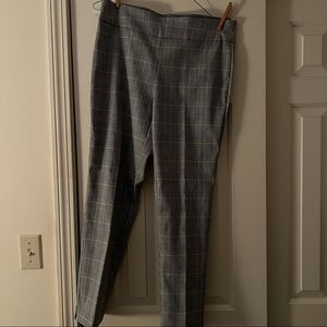Plaid pull on stretch dress pants from Counterparts